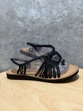 black Bokyna Touch Barefoot Sandal size 41